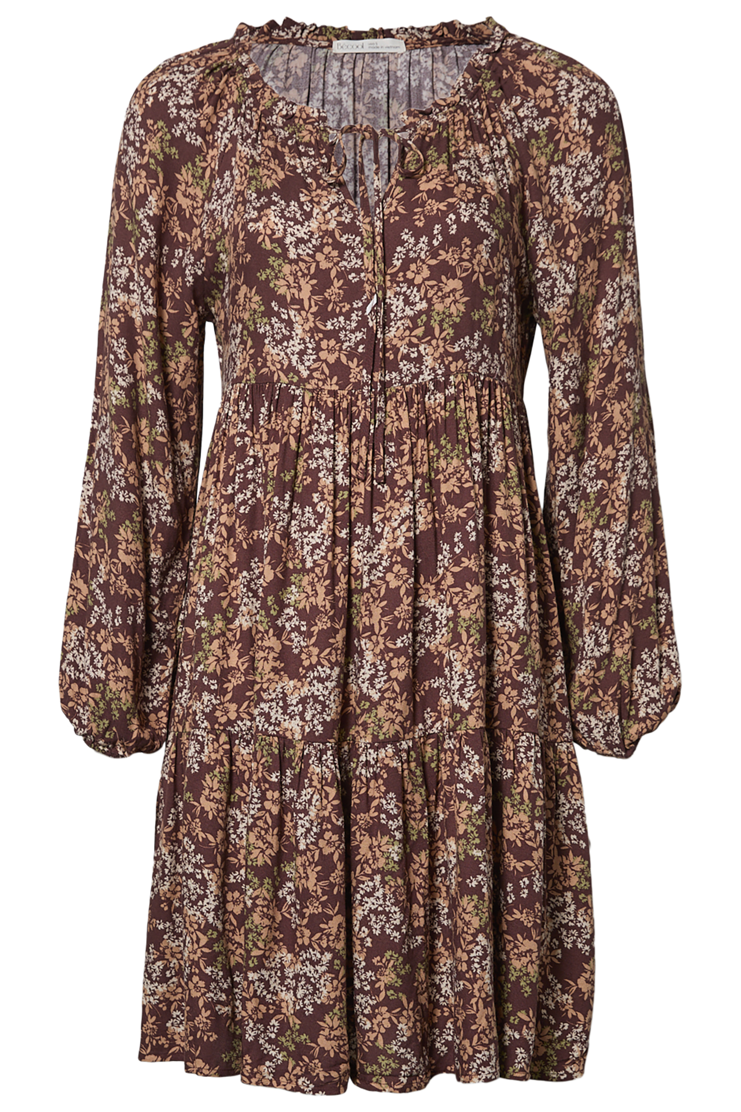 Tiered Floral Dress
