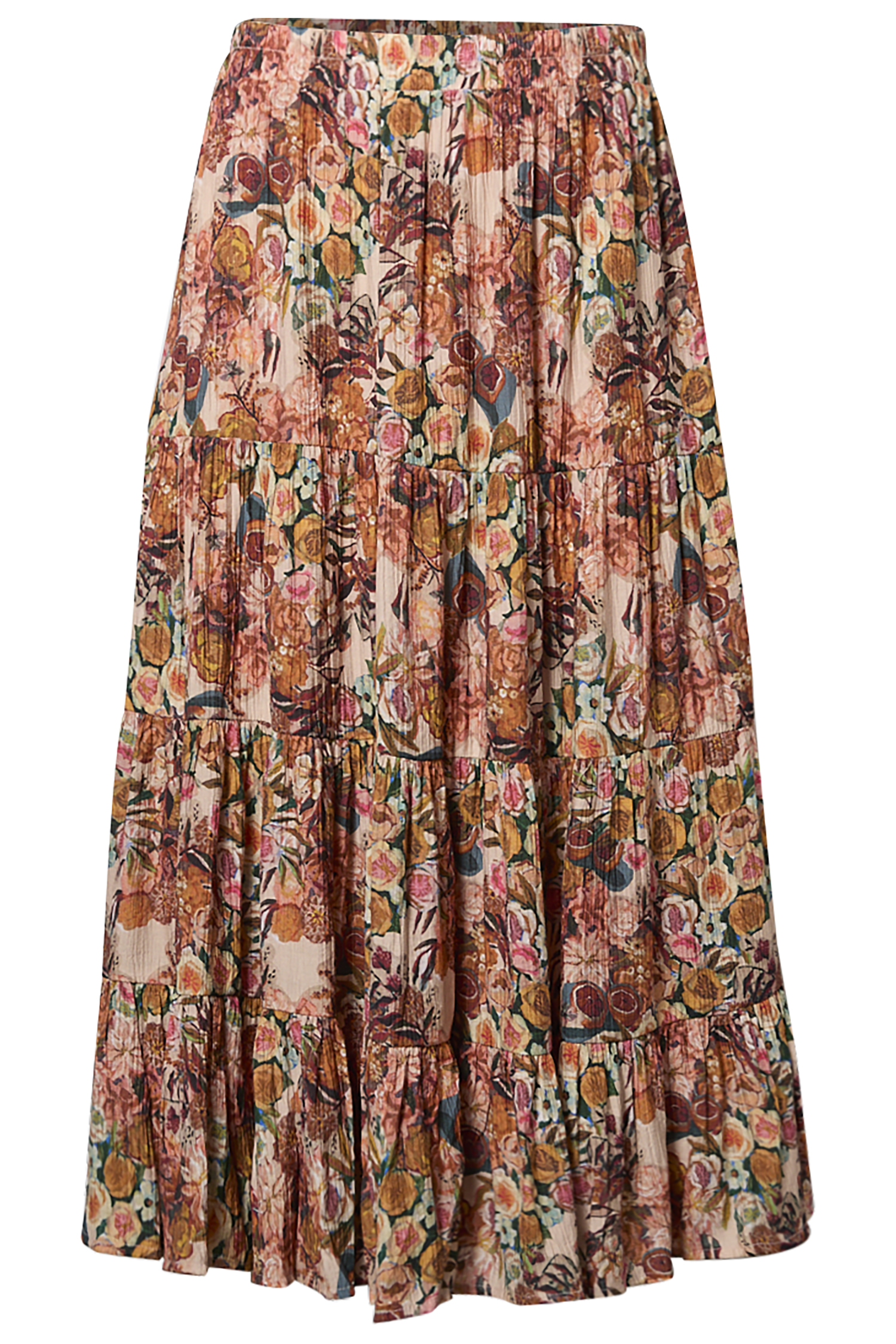 Floral Tiered Skirt