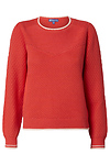 Democracy Round Neck Long Sleeve Sweater