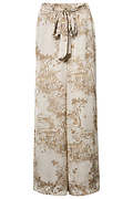 Printed Wide Leg Pants