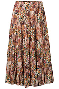Floral Tiered Skirt