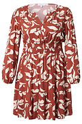 Printed Mini Dress