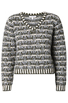 Striped V-Neck Sweater