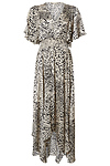 Printed Smocked Waist Dress